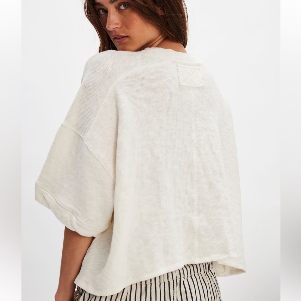 Free People Flashback Cardi Tee - Picture 3 of 6